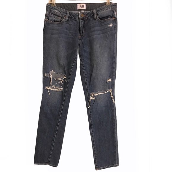 PAIGE Jimmy Jimmy Skinny Brady Destructed Jeans - Picture 3 of 3